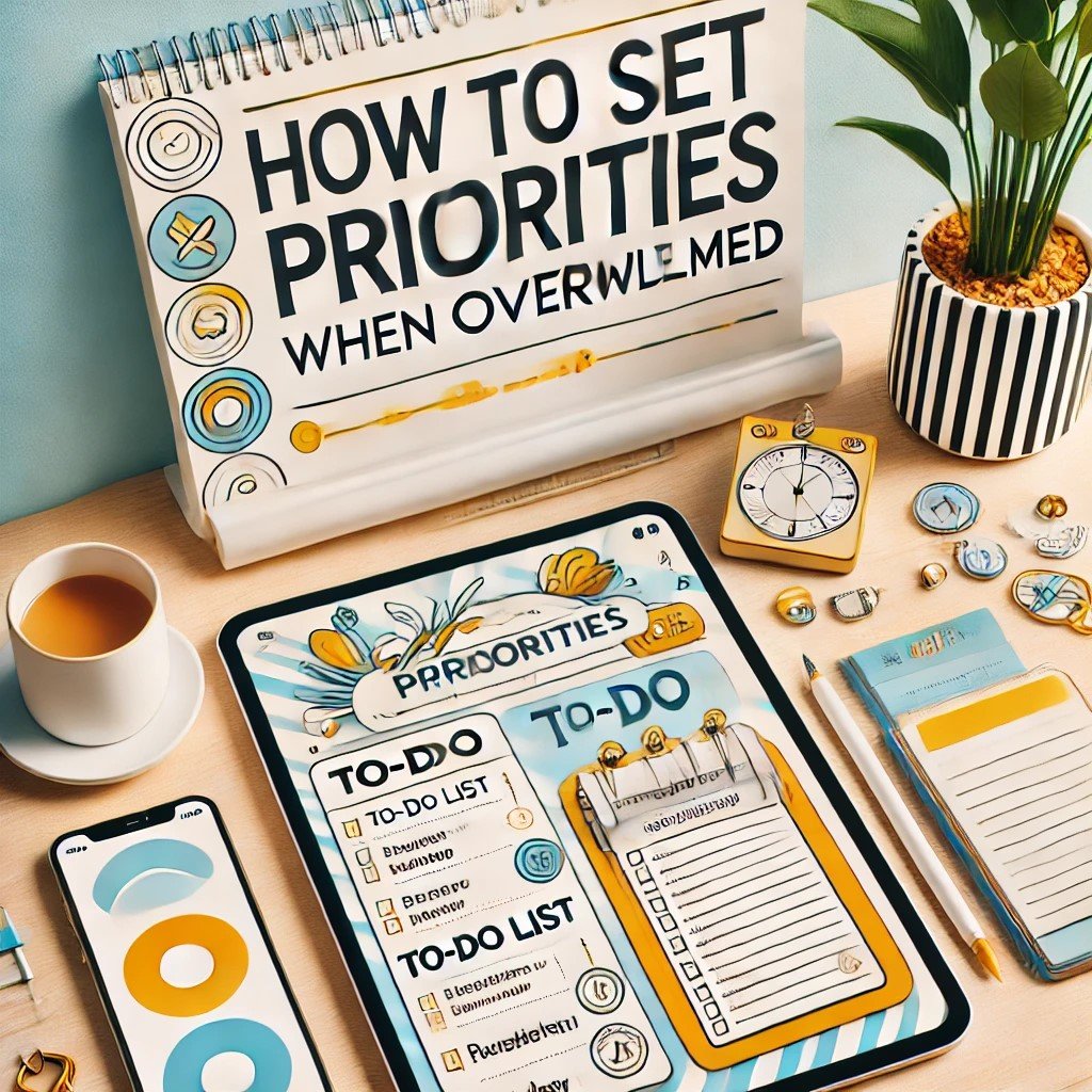 How to set priorities when overwhelmed